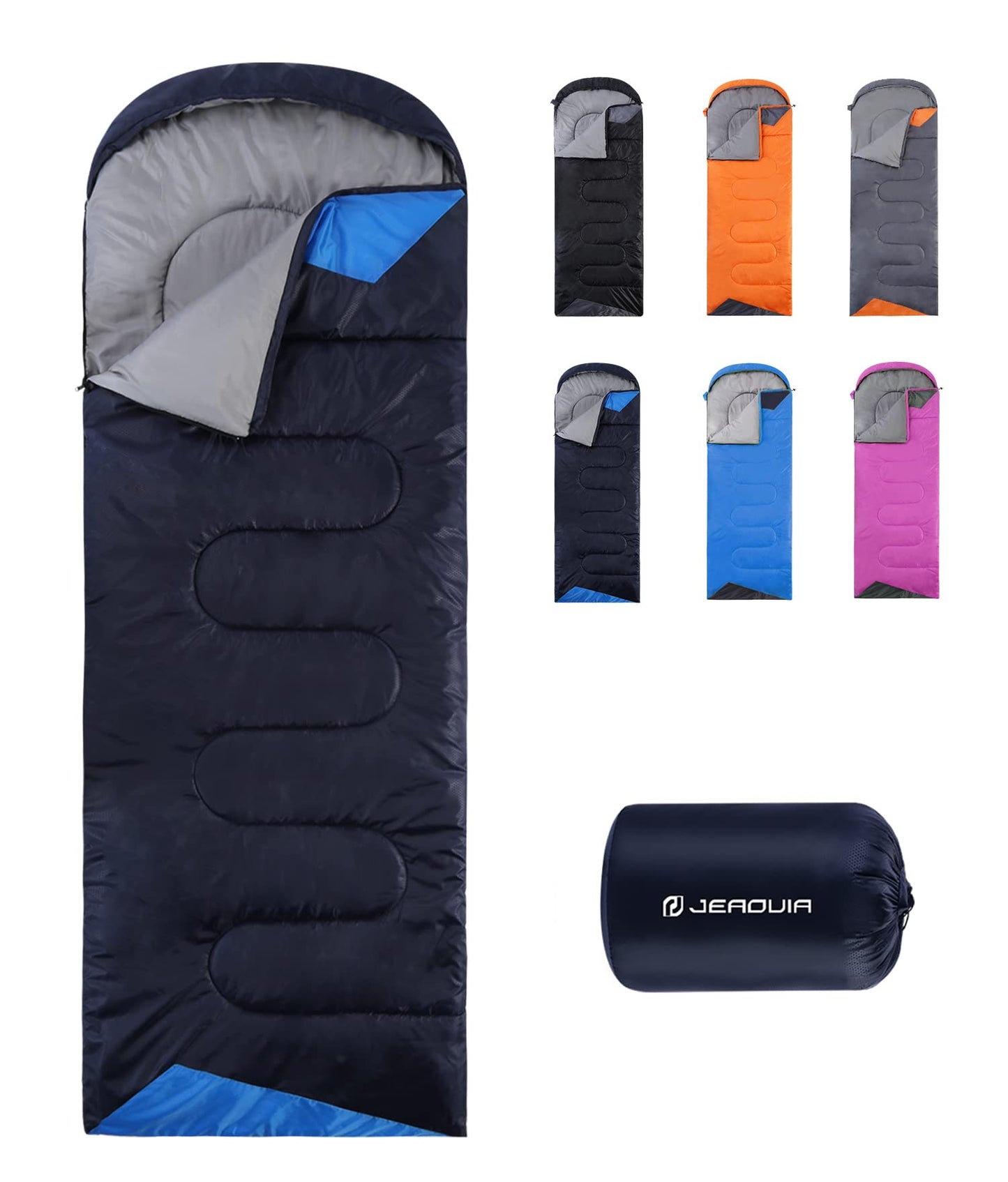 "Lightweight Waterproof Cold Weather Sleeping Bag for Girls, Boys, Women & Men"