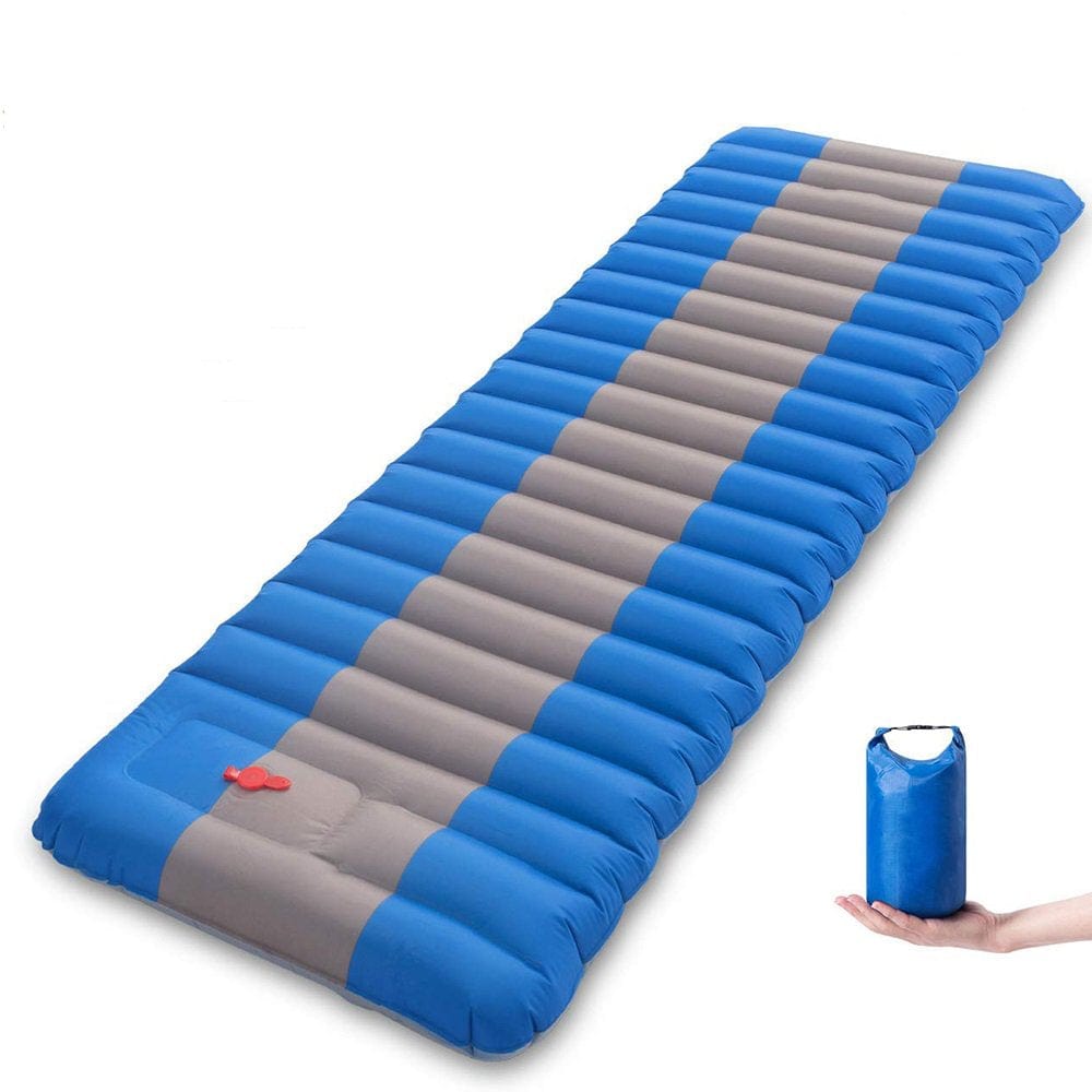 Inflatable Sleeping Pad for Camping with Storage Bag, Backpacking Pad Mat Air Mattress for Hiking Traveling Tent