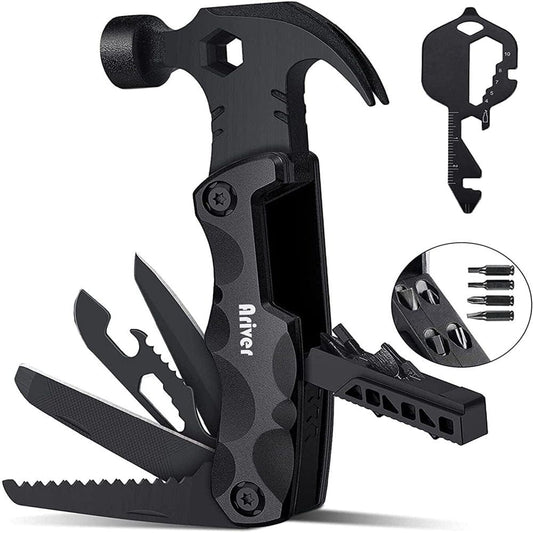 13 in 1 Multi Tool Outdoor Camping Hammer Metal Handle Survival Multitool Key