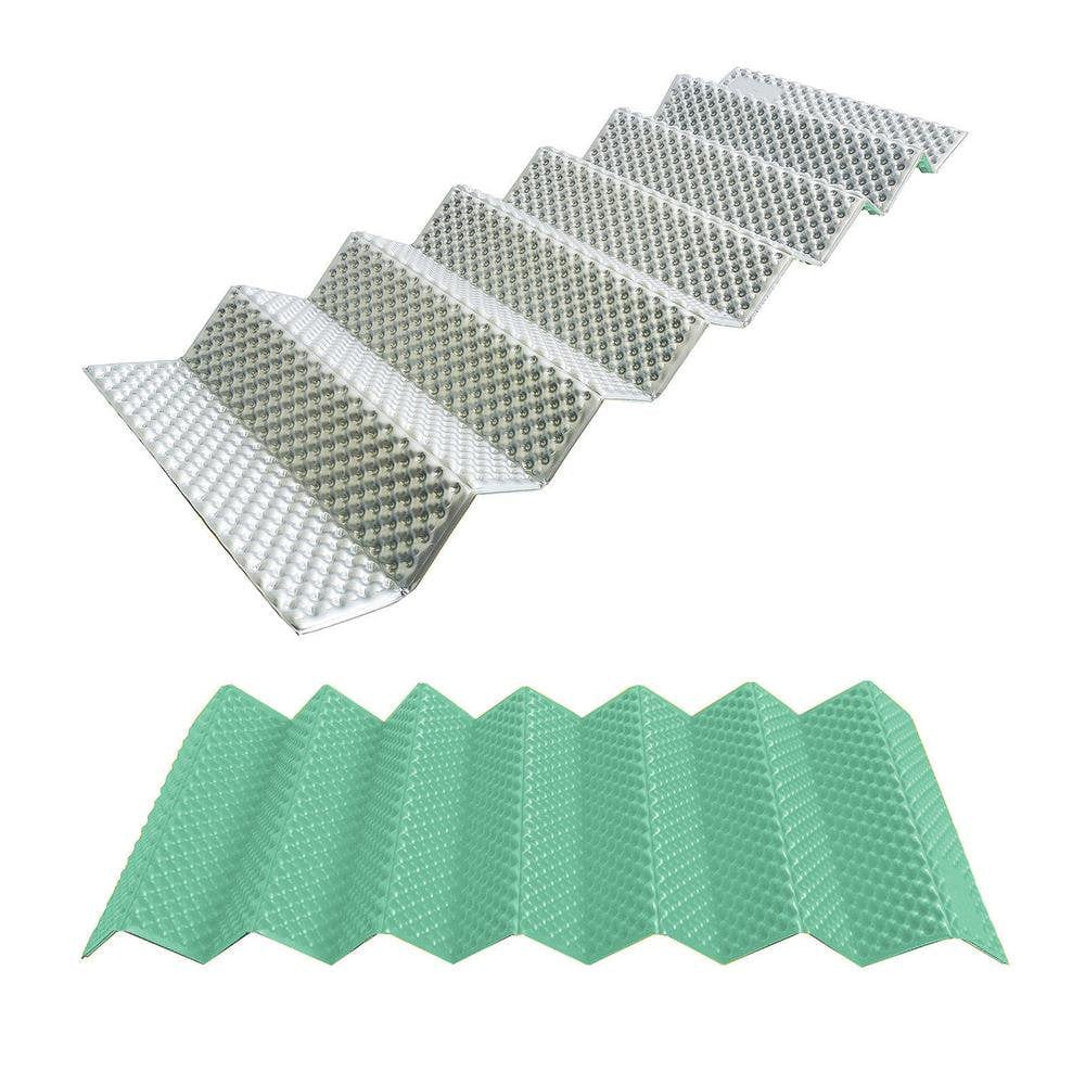 Leking Camping Sleeping Foam Mat Folding Moistureproof Sleeping Pad Rapidly-Deployable Mattress Waterproof Egg Crate Sleep Mat for Hiking Camping Picnic Charitable